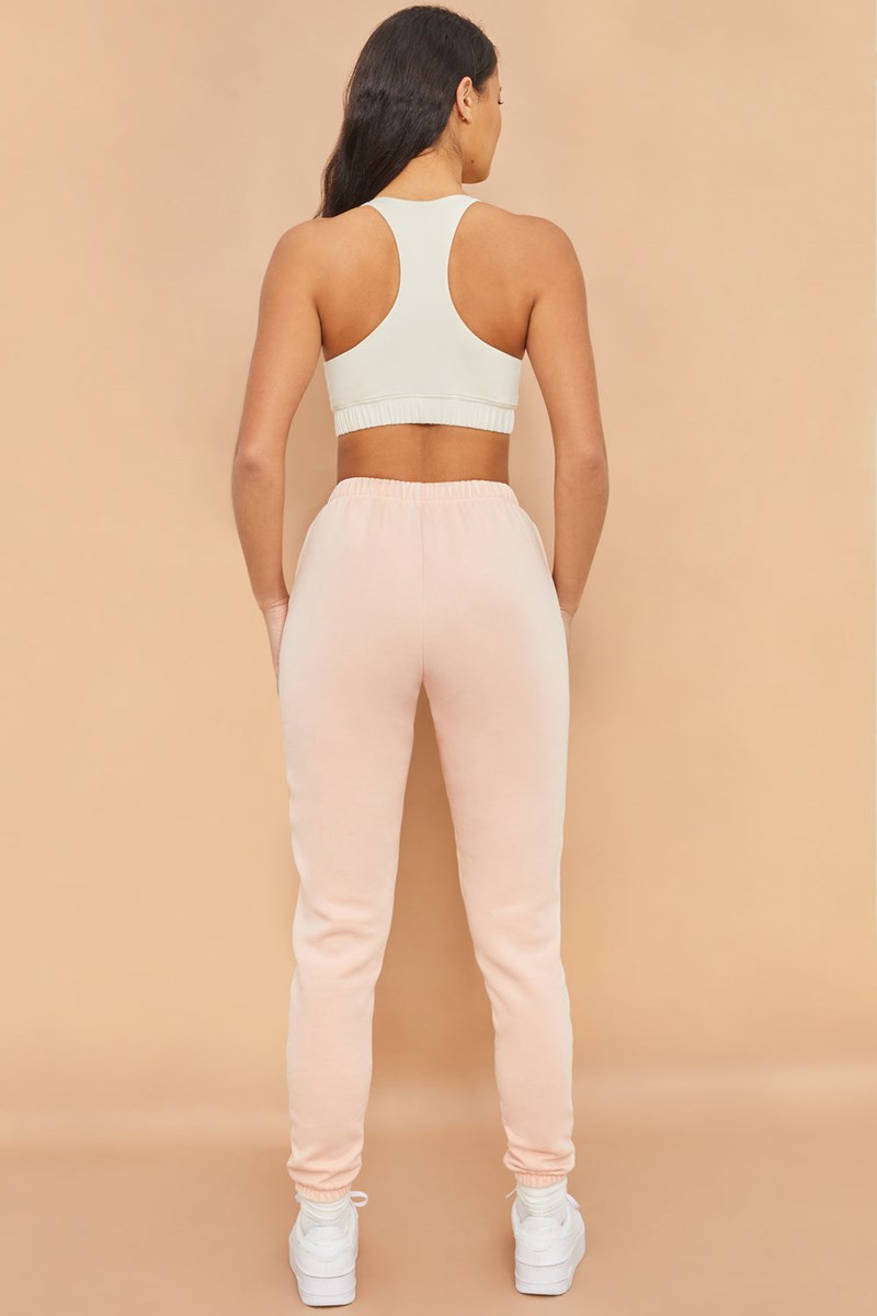 Bo+Tee Home Run Altas Slim Fit Cuffed Joggers Blush | OFQD41927