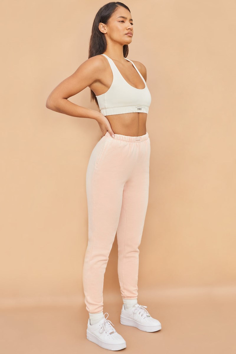 Bo+Tee Home Run Slim Fit Cuffed Joggers Blush | WLQJ45693