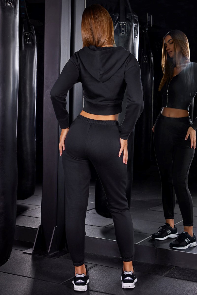 Bo+Tee In My Stride Petite Slim Fit Jogger Bottoms Negras | KOLQ54263