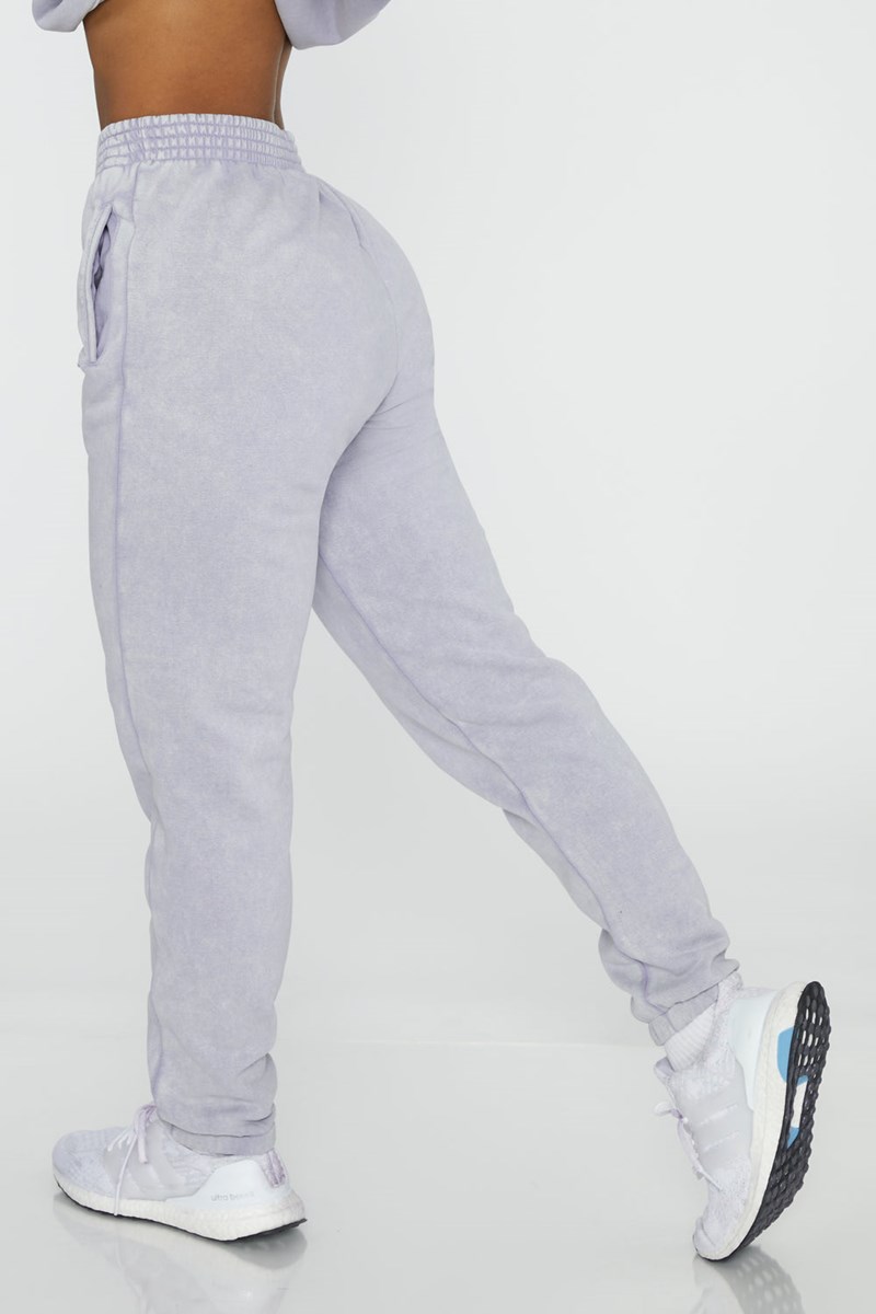 Bo+Tee Renew Full Length Cuffed Joggers Lilac | XZKG57896