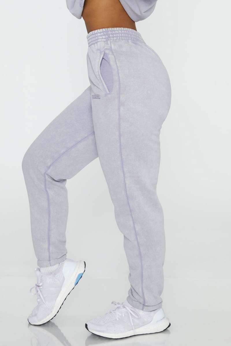 Bo+Tee Renew Full Length Cuffed Joggers Lilac | XZKG57896